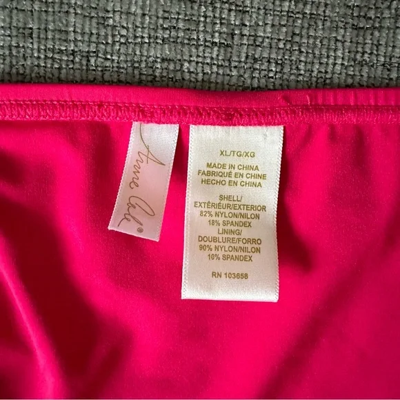 Women's Live In Color Side Tie Swim Bottom Color: Magenta - Picture 9 of 9